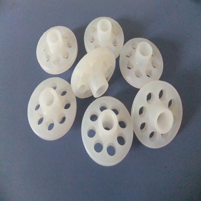 CNC PVDF Polyvinylidene μερών αρσενική σύνδεση νημάτων στολισμάτων φθοριδίου