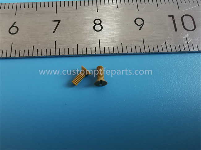 2mm CNC που επεξεργάζονται τα πλαστικά μέρη PAL Torlon 4203 στη μηχανή υψηλής θερμοκρασίας αντίσταση βιδών